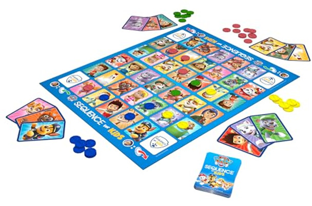 Goliath Paw Patrol Sequence For Kids Easy To Play Matching Game Of 4-In-A-Row Featuring Paw Patrol Characters 2-4 Players, Ages 3+