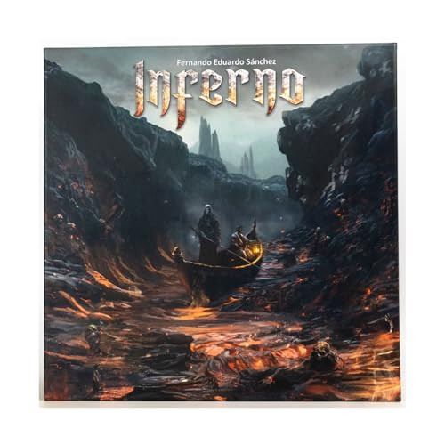 Grand Gamers Guild Grand Gamers Guild, Inferno - Worker Placement Strategy Game, For 1 To 4 Players, Ages 14+