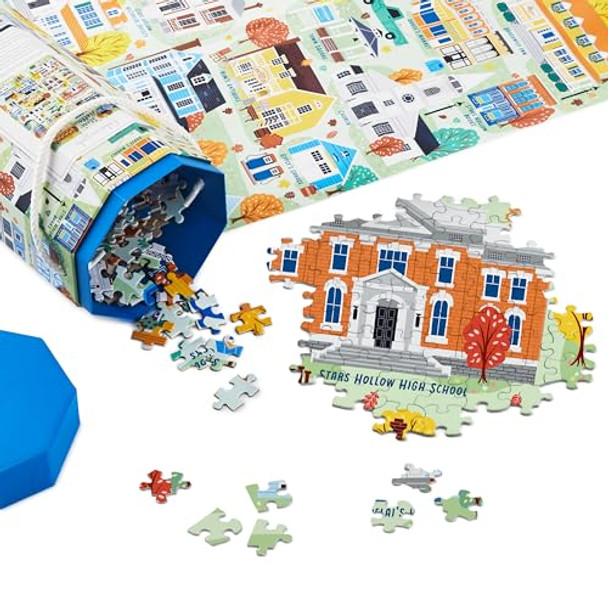 Hallmark Gilmore Girls 1,000-Piece Jigsaw Puzzle (Stars Hollow Map) Mom For Mother'S Day