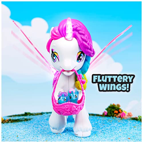 Hatchimals Colleggtibles, Hatchicorn Unicorn Toy With Flapping Wings, Over 60 Lights & Sounds, 2 Exclusive Babies, Kids Toys For Girls Ages 5 And Up