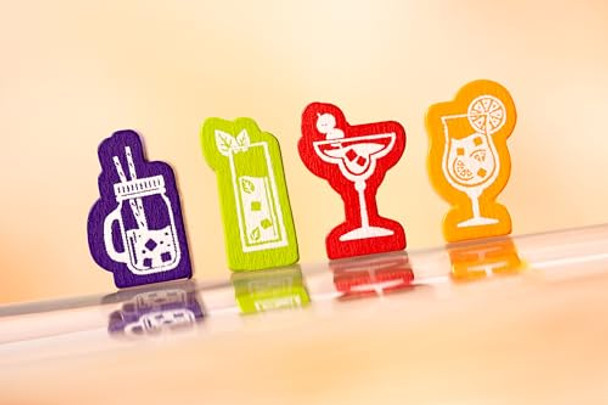 Iello: Pina Coladice - Strategy Dice Board Game, Playful Drink Theme, Dice Rolling Family Party Game, Ages 8+, 2-4 Players, 10 Min