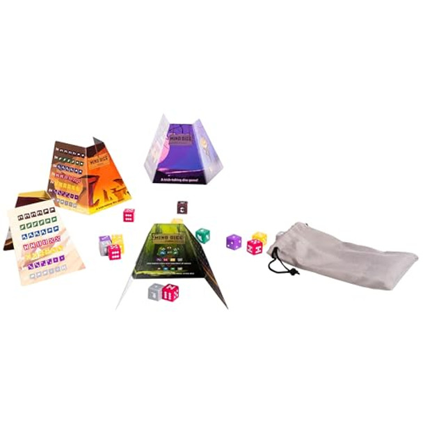 Iello: Mino Dice - Family Bidding Board Game, Trick-Taking Dice & Card Game, Become Champion Of The Labyrinth, Fantasy, Ages 8+, 3-6 Players, 30 Min