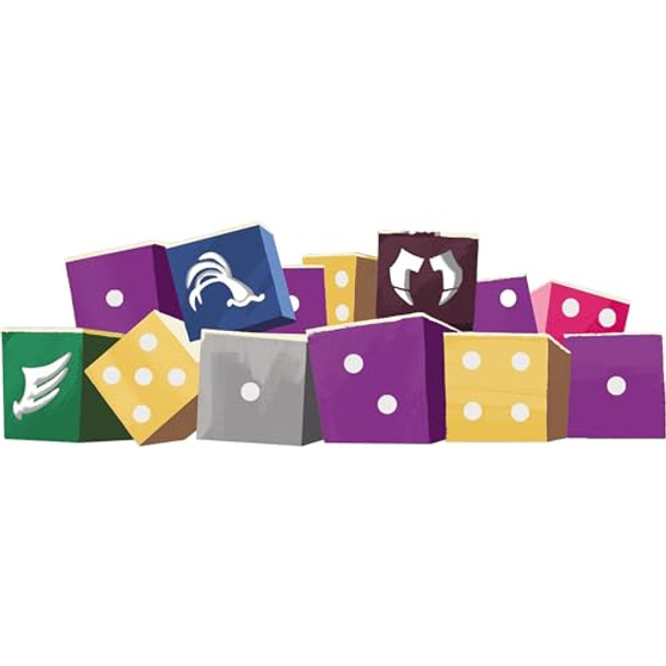 Iello: Mino Dice - Family Bidding Board Game, Trick-Taking Dice & Card Game, Become Champion Of The Labyrinth, Fantasy, Ages 8+, 3-6 Players, 30 Min
