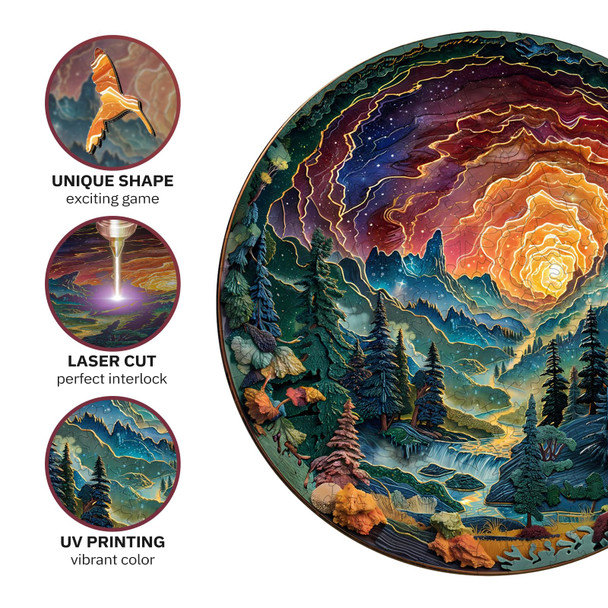 Jigfoxy Wooden Puzzles For Adults, Visual 3D Cave Sky Wood Puzzles Adult, Unique Animal Shape Wooden Jigsaw Puzzles For Adults, Birthday S For Puzzle Lovers, Family (M-11.4 11.4In-200Pcs) Jigfoxy Wooden Puzzles For Adults, Visual 3D Cave Sky Wood Puzzles Adult, Unique Animal Shape Wooden Jigsaw Puzzles For Adults, Birthday S For Puzzle Lovers, Family (M-11.4 11.4In-200Pcs)