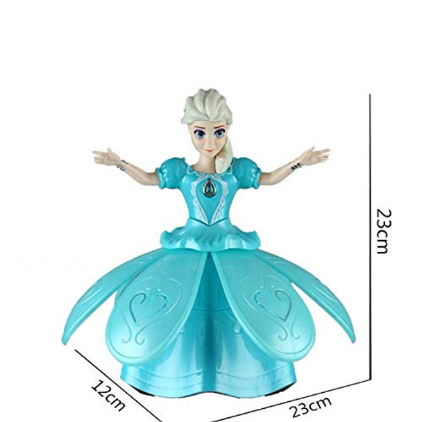 Joysae Battery-Operated Princess Doll For Girls: Snow Dance, Flashing & Singing Toy (Ages 3+)
