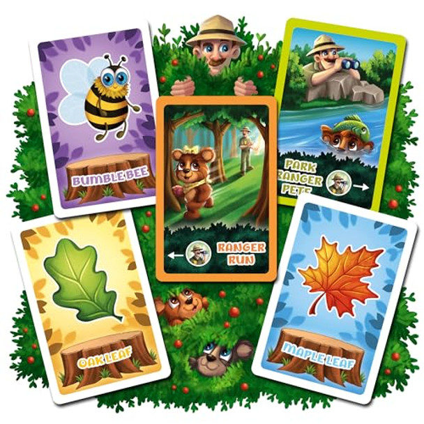 Jumping High Five Baby Bears Adventure Cooperative Board Game For Kids Ages 4+ – Take The Animals On An Exciting National Park Adventure – Fun Family Game That Builds Skills – Easy To Learn Educational