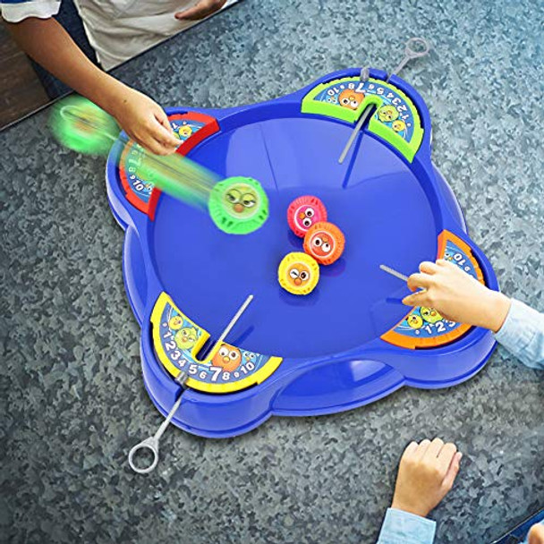 Keenso Large Size Stadium Battle Set, Burst Gyro Disk Set Exciting Duel Top Dreidel Toy Accessory Kids Other Children'S Outdoor Toys