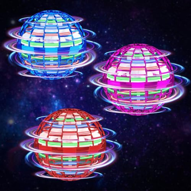 Kiytarboo Flying Orb Ball Toy, 3Pcs Galaxy Ball Cosmic Globe Boomerang Hover Ball Fidget Spinner, Cool Toys S For 6 7 8 9 10+ Year Old Boys Girls Outdoor Toys (Blue+Purple+ Red) Kiytarboo Flying Orb Ball Toy, 3Pcs Galaxy Ball Cosmic Globe Boomerang Hover Ball Fidget Spinner, Cool Toys S For 6 7 8 9 10+ Year Old Boys Girls Outdoor Toys (Blue+Purple+ Red)