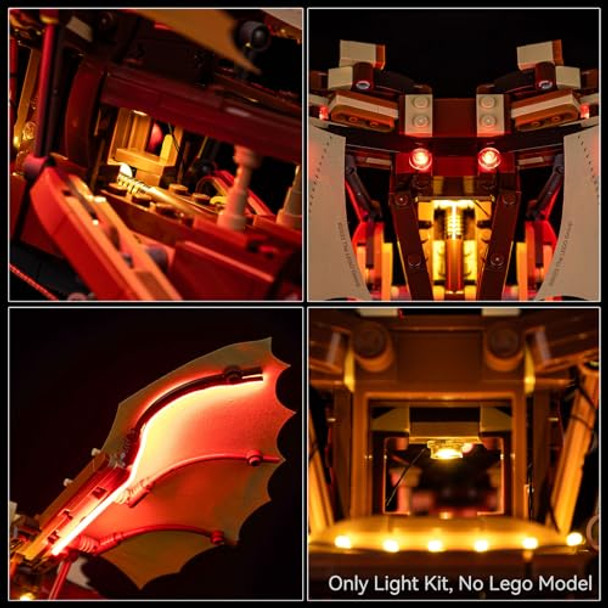 Kyglaring Led Lighting Kit For Lego Leonardo Da Vinci'S Flying Machine Model Set, Compatible With Lego 10363, Brick Set Not Included Kyglaring Led Lighting Kit For Lego Leonardo Da Vinci'S Flying Machine Model Set, Compatible With Lego 10363, Brick Set Not Included