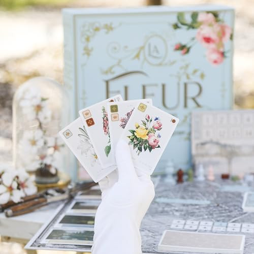La Fleur Rococo Gardens La Fleur Board Game Family Board Game Rococo Garden Building For Plant Lovers Beautiful Historic Artwork Ages 8+ For 1-4 Players Easy To Learn