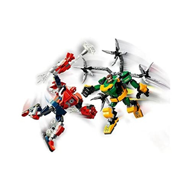 Lego Marvel Spider-Man: Spider-Man & Doctor Octopus Mech Battle 76198 Building Toy (305 Pieces)
