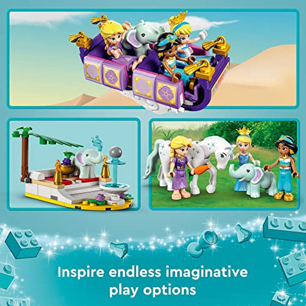Lego Disney Princess Enchanted Journey Building Set - 3In1 Playset With Cinderella, Jasmine, Rapunzel Mini Dolls, Toy Horse & Carriage, Hot Air Balloon, For Girls, Boys, And Kids Ages 6+, 43216 Lego Disney Princess Enchanted Journey Building Set - 3In1 Playset With Cinderella, Jasmine, Rapunzel Mini Dolls, Toy Horse & Carriage, Hot Air Balloon, For Girls, Boys, And Kids Ages 6+, 43216