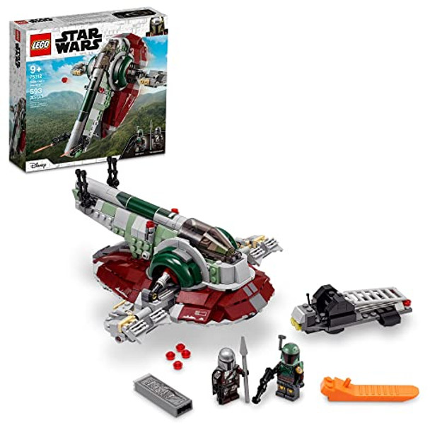 Lego Star Wars Boba Fett Starship 75312 Building Toy - Mandalorian Model Set Featuring Iconic Starfighter With Rotating Wings And 2 Minifigures, Fun And Imaginative Build For Kids Age 9+ Lego Star Wars Boba Fett Starship 75312 Building Toy - Mandalorian Model Set Featuring Iconic Starfighter With Rotating Wings And 2 Minifigures, Fun And Imaginative Build For Kids Age 9+