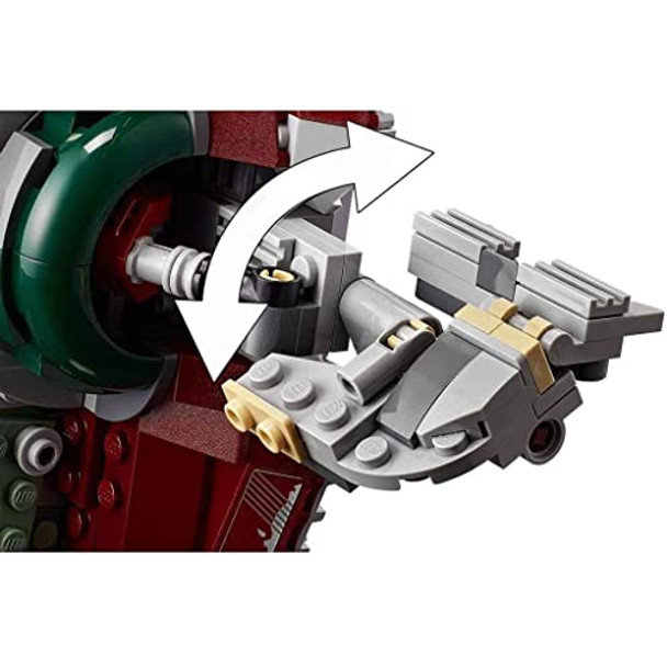 Lego Star Wars Boba Fett’S Starship 75312 Building Kit Awesome Building Toy For Kids, Featuring Boba Fett And The Mandalorian Minifigures With Weapons, Plus A Carbonite Brick (593 Pieces) Lego Star Wars Boba Fett’S Starship 75312 Building Kit Awesome Building Toy For Kids, Featuring Boba Fett And The Mandalorian Minifigures With Weapons, Plus A Carbonite Brick (593 Pieces)