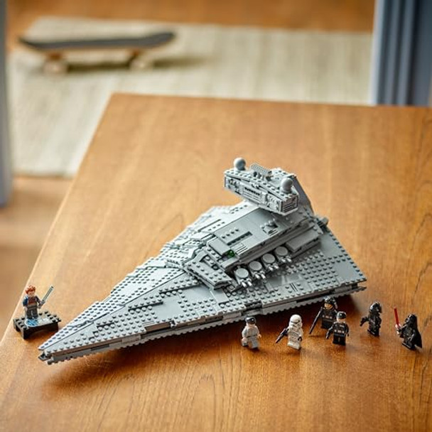 Lego Star Wars Imperial Star Destroyer Building Toys Set - Build & Display For Boys & Girls, Ages 10+ - For Birthdays - Star Wars Darth Vader & 6 Minifigure Toys - 75394 Lego Star Wars Imperial Star Destroyer Building Toys Set - Build & Display For Boys & Girls, Ages 10+ - For Birthdays - Star Wars Darth Vader & 6 Minifigure Toys - 75394