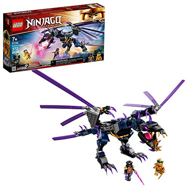 Lego Ninjago Legacy Overlord Dragon 71742 Ninja Playset Building Kit Featuring Posable Dragon Toy, (372 Pieces)