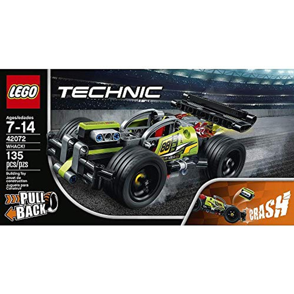 Lego Technic Whack 42072 Building Kit With Pull Back Toy Stunt Car, Popular Girls And Boys Engineering Toy For Creative Play (135 Pieces)