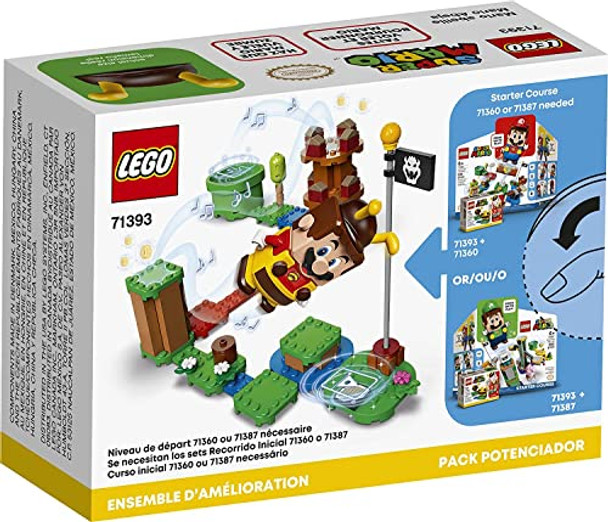 Lego Super Mario Bee Mario Power-Up Pack 71393 Building Kit Collectible Toy For Creative Kids (13 Pieces)