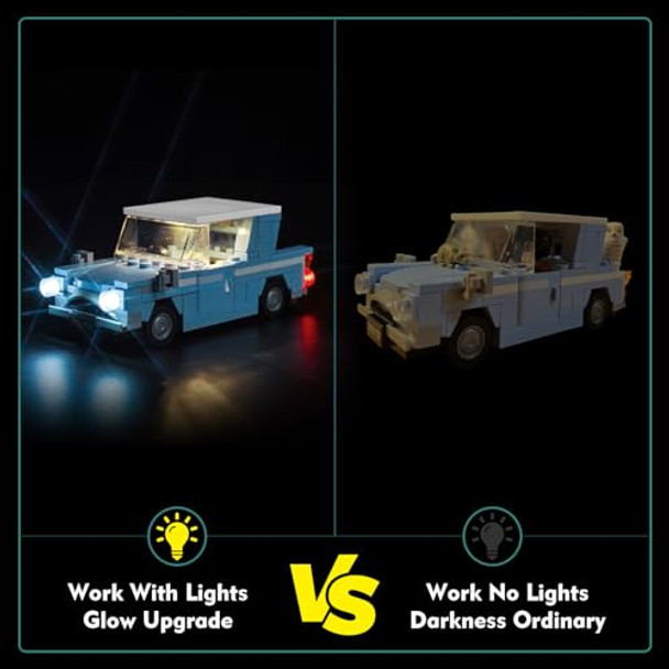 Locolee Led Light Kit Compatible With Lego Flying Ford Anglia 76424 (No Models Only Light) Creative Lighting Set Accessories Compatible With Lego Anglia 76424 Set Locolee Led Light Kit Compatible With Lego Flying Ford Anglia 76424 (No Models Only Light) Creative Lighting Set Accessories Compatible With Lego Anglia 76424 Set