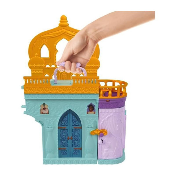 Mattel Disney Princess Jasmine Doll House Stackable Castle With Small Jasmine Doll, 2 Character Friends & 7 Accessories Mattel Disney Princess Jasmine Doll House Stackable Castle With Small Jasmine Doll, 2 Character Friends & 7 Accessories