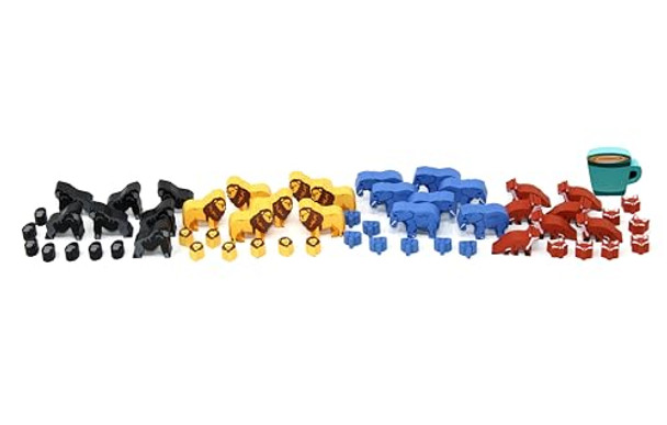 Meeple Source Ark Nova Wooden Board Game Player Pieces And Coffee Cup (57 Pieces) Meeple Source Ark Nova Wooden Board Game Player Pieces And Coffee Cup (57 Pieces)