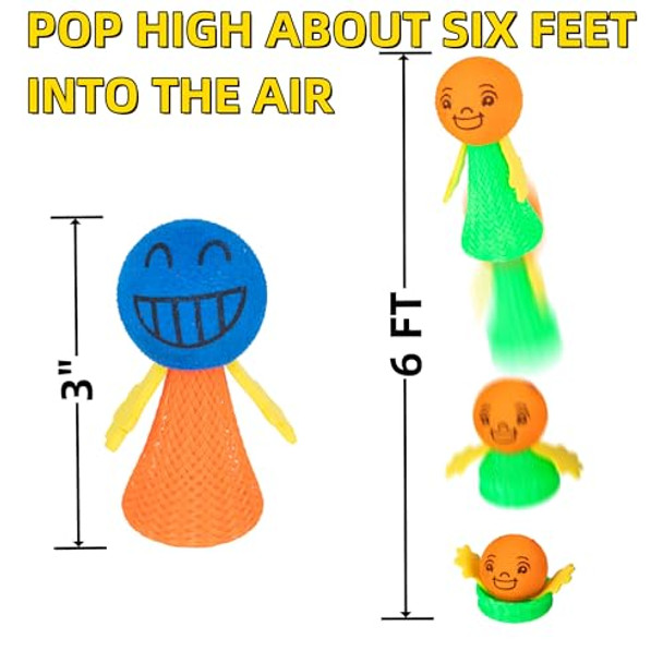 Nbguigdstr 48Pcs Jumping Spring Rockets Launchers Toys-Fidget Emoticon Popper Toy Bouncy For Kids Toddlers Party Favors,Birthday S,Goodie Bags Pinata Stuffers,Classroom Treasure Box Prizes Bulk Nbguigdstr 48Pcs Jumping Spring Rockets Launchers Toys-Fidget Emoticon Popper Toy Bouncy For Kids Toddlers Party Favors,Birthday S,Goodie Bags Pinata Stuffers,Classroom Treasure Box Prizes Bulk