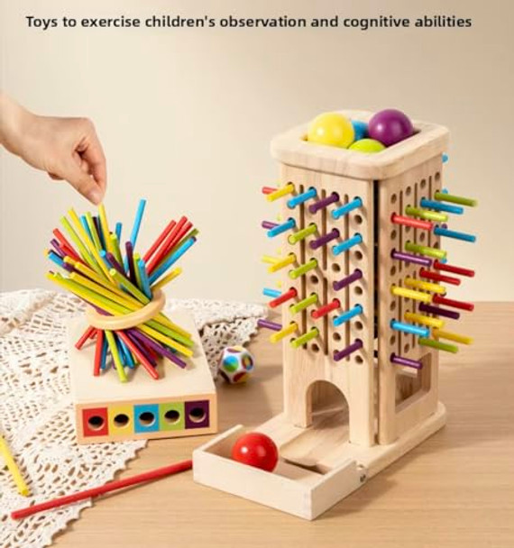 Neddicky 3-In-1 Montessori Wooden Board Game Set – Fine Motor Skills Toy For Kids Educational & Interactive Parent-Child Learning Activity Features For Early Development Neddicky 3-In-1 Montessori Wooden Board Game Set – Fine Motor Skills Toy For Kids Educational & Interactive Parent-Child Learning Activity Features For Early Development