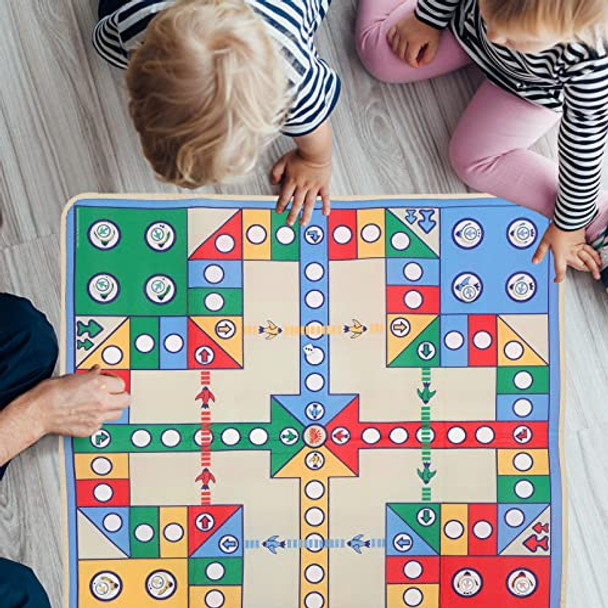 Nuobesty Flying Chess Carpet Mat Rug Kids Crawling Cushion Blanket Family Party Board Game With Plastic Chess Pieces For Parent-Child Game 90 X 90Cm (Random Color) Nuobesty Flying Chess Carpet Mat Rug Kids Crawling Cushion Blanket Family Party Board Game With Plastic Chess Pieces For Parent-Child Game 90 X 90Cm (Random Color)