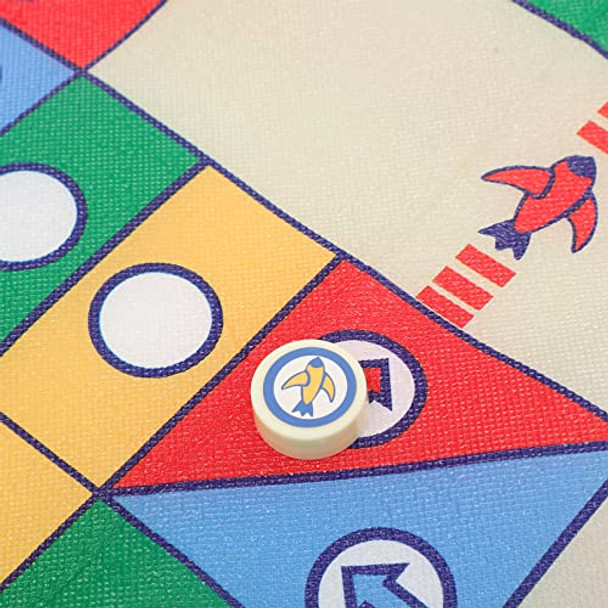 Nuobesty Flying Chess Carpet Mat Rug Kids Crawling Cushion Blanket Family Party Board Game With Plastic Chess Pieces For Parent-Child Game 90 X 90Cm (Random Color) Nuobesty Flying Chess Carpet Mat Rug Kids Crawling Cushion Blanket Family Party Board Game With Plastic Chess Pieces For Parent-Child Game 90 X 90Cm (Random Color)