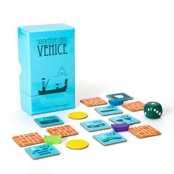 Oink Games Souvenirs From Venice – Tile-Based Strategy Board Game 2–5 Players Ages 8+ Portable Travel Game Oink Games Souvenirs From Venice – Tile-Based Strategy Board Game 2–5 Players Ages 8+ Portable Travel Game