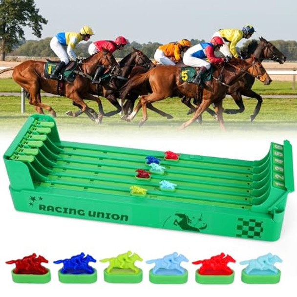 Palksky Horse Racing Game,Electronic Horse Race Board Game With 6-Horse, Mini Portable Board Racing Game Table Top For Family Friends Adults Party Entertainment Games (Battery Operated) Palksky Horse Racing Game,Electronic Horse Race Board Game With 6-Horse, Mini Portable Board Racing Game Table Top For Family Friends Adults Party Entertainment Games (Battery Operated)