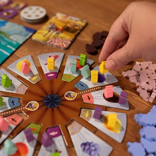 Pandasaurus Games Finca Board Game - Mallorca'S Resource Management & Delivery Strategy Game, Fun For Family, Kids & Adults, Ages 10+, 2-5 Players, 45 Minute Playtime