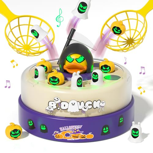 Panitu B.Duck Bounce And Catch Games, For Toddlers 3-5, Board Game For Kids Age 4-8, Interactive & Music Duck Games For 5-7 Boys Girls