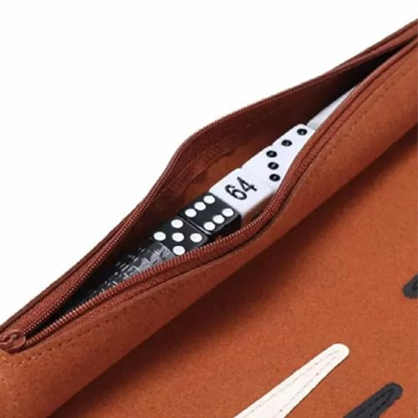 Partsmojo Backgammon Game Set - Roll Up Travel Backgammon Set Portable Chess With Drawstring Bag, 2-Player, Ideal As A Partsmojo Backgammon Game Set - Roll Up Travel Backgammon Set Portable Chess With Drawstring Bag, 2-Player, Ideal As A