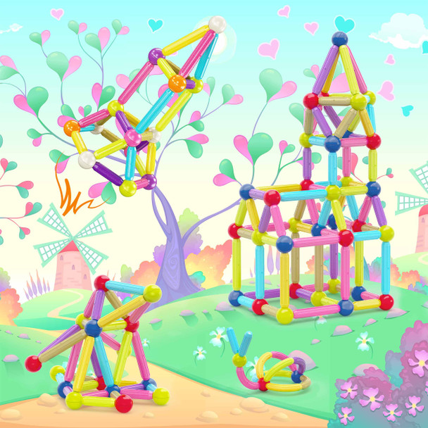 Picassotiles Magnetic Building Stick Block Construction Set With Storage Bin Colorful 3D Stem Toy Blocks Bar Balls & Rods Montessori Educational For All Ages Puzzle Toy For Boys & Girls Ptx50 Picassotiles Magnetic Building Stick Block Construction Set With Storage Bin Colorful 3D Stem Toy Blocks Bar Balls & Rods Montessori Educational For All Ages Puzzle Toy For Boys & Girls Ptx50