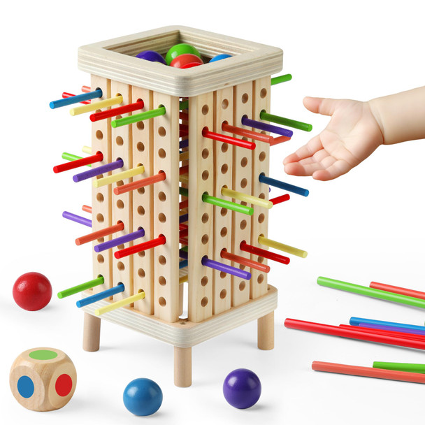 Pinshoon Montessori Game Wooden Board Game, Multiplayer For Kids 4-8, Math Educational, Fine Motor Skill Toy For Girls Boys, Classic Fun Games For Age 3 4 5 6 7 8 Girls Boys S (Regular) Pinshoon Montessori Game Wooden Board Game, Multiplayer For Kids 4-8, Math Educational, Fine Motor Skill Toy For Girls Boys, Classic Fun Games For Age 3 4 5 6 7 8 Girls Boys S (Regular)