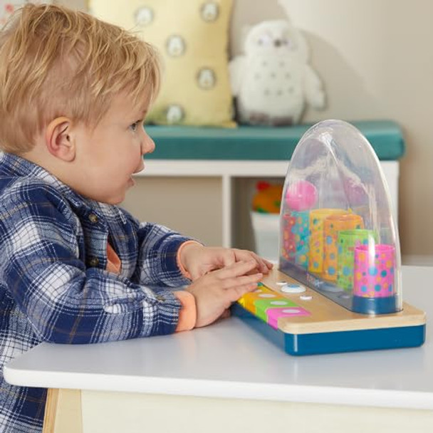 Playskool Little Wonders Pop-A-Tune - Toy - Colorful Tubes & Keys Teach Cause & Effect - Silly Sounds And Classic Piano - For 12 Months+ Playskool Little Wonders Pop-A-Tune - Toy - Colorful Tubes & Keys Teach Cause & Effect - Silly Sounds And Classic Piano - For 12 Months+