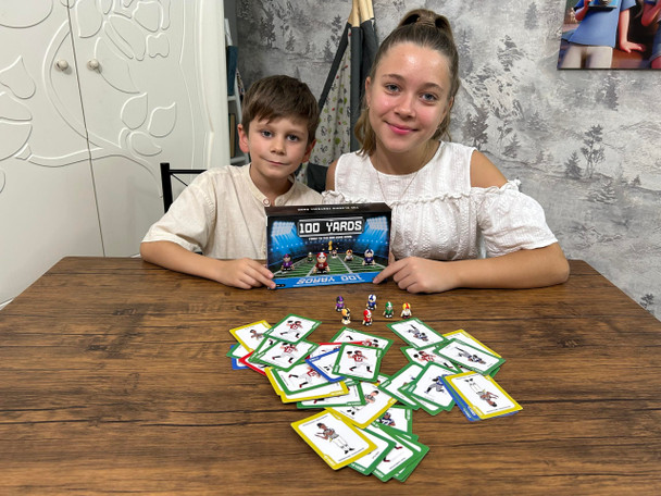 Plearn Pieces 100 Yards Football Board Game 2 To 6 Players School, Birthday For Kids Classroom And Family Games Ages 6+ 2Nd Edition (Modern)