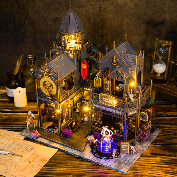 Plustopoy Diy Miniature House Kit: 3D Wooden Puzzle Miniature Kit With Led Lights, Small Tools & Music Box, Tiny House Diorama Building Kit For Adults Teens, Mini Wooden Dollhouse Creative Plustopoy Diy Miniature House Kit: 3D Wooden Puzzle Miniature Kit With Led Lights, Small Tools & Music Box, Tiny House Diorama Building Kit For Adults Teens, Mini Wooden Dollhouse Creative