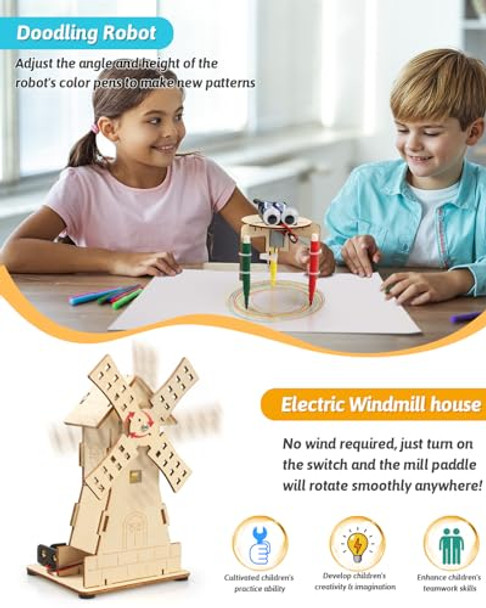 Poraxy Stem Kits For Kids Age 8-10-12, 6 In 1 Science Kits, Wooden 3D Puzzles, Toys For Ages 8-13, Building Projects Crafts Model Kits, Birthday S For Boys Girls Ages 7 8 9 10 11 12 13 Years Old Poraxy Stem Kits For Kids Age 8-10-12, 6 In 1 Science Kits, Wooden 3D Puzzles, Toys For Ages 8-13, Building Projects Crafts Model Kits, Birthday S For Boys Girls Ages 7 8 9 10 11 12 13 Years Old