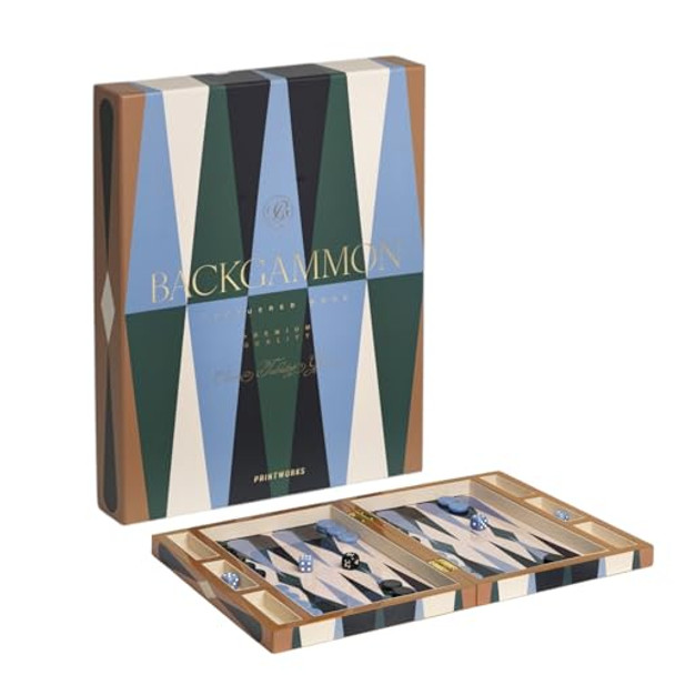 Printworks Play - Backgammon (Lacquered Backgammon) Printworks Play - Backgammon (Lacquered Backgammon)