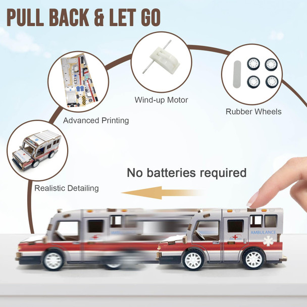 Pyingtoon 8 Pack 3D Wooden Puzzle Stem Model Car Kits, Science Kits For Young Engineer, 3D Puzzles For Kids Ages 4-12, Educational Wooden Craft S For Boys & Girls