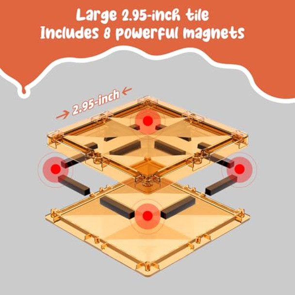 Queban 143-Piece Magnetic Tiles Stem Building Set 3D Educational Construction Toys For Kids Ages 3+ Sensory Stacking Blocks For Boys & Girls Creative Learning Magnet Building Blocks Queban 143-Piece Magnetic Tiles Stem Building Set 3D Educational Construction Toys For Kids Ages 3+ Sensory Stacking Blocks For Boys & Girls Creative Learning Magnet Building Blocks