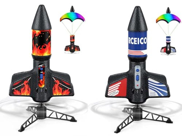 Rceico Rocket Launcher 2 Packs, 200 Feet Of Flight Altitude, Model Rocket Kits With Launch Set, Ultra-High Flying Rocket, Rocket Toy, Outdoor Toys For Ages 8-13, Birthday, Easter S For Kids Rceico Rocket Launcher 2 Packs, 200 Feet Of Flight Altitude, Model Rocket Kits With Launch Set, Ultra-High Flying Rocket, Rocket Toy, Outdoor Toys For Ages 8-13, Birthday, Easter S For Kids