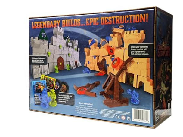 Restoration Games Crossbows & Catapults Fortress War - Strategy Tabletop Game - For 2 Players And Ages 10+