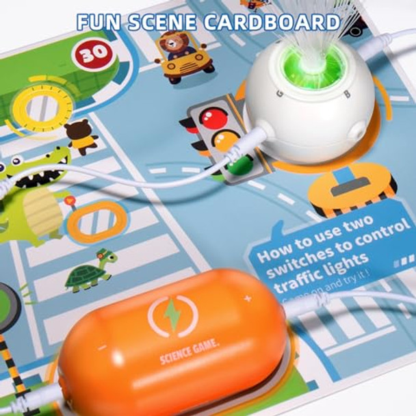 Risuntoy Circuits Science Kit For Kids Ages 3-12 64 Stem Projects With 25 Electronic Parts No Soldering, Kids Circuit Board Kit With Fan, Rgb Lights Educational Stem Toy For Boys & Girls 6-8 Risuntoy Circuits Science Kit For Kids Ages 3-12 64 Stem Projects With 25 Electronic Parts No Soldering, Kids Circuit Board Kit With Fan, Rgb Lights Educational Stem Toy For Boys & Girls 6-8