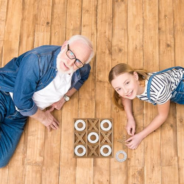 Rotatingpals Tic Tac Toe Game 10.6 Inch Rustic Wood Board Game Coffee Table Games Tic Tac Toe Table Decor For Family Adults Travel Outdoor Rotatingpals Tic Tac Toe Game 10.6 Inch Rustic Wood Board Game Coffee Table Games Tic Tac Toe Table Decor For Family Adults Travel Outdoor