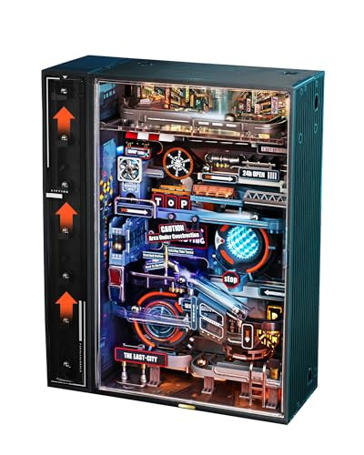 Rowood 3D Puzzles,Electric Marble Run Model Kit,130Pcs,Assembly Time 5H,Miniature Parallel World Mr01S,Dynamic Models,Creative S For Adutls&Teens