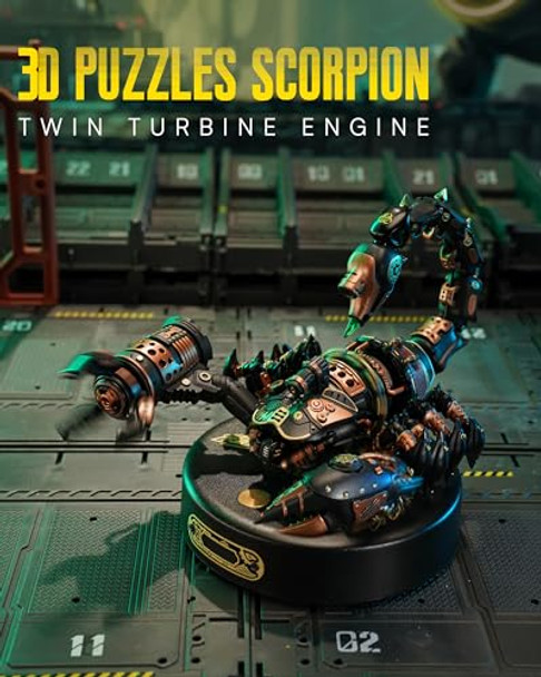 Rowood 3D Metal Puzzles For Adults,Mechanical Puzzle For Adults,Scorpion Model Kit, Model Building Kits,Electric Building Toy,Diy Creative Craft S For Adults&Teens Rowood 3D Metal Puzzles For Adults,Mechanical Puzzle For Adults,Scorpion Model Kit, Model Building Kits,Electric Building Toy,Diy Creative Craft S For Adults&Teens