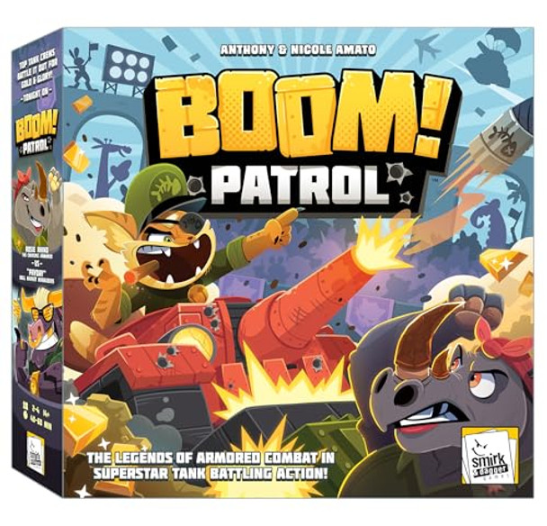 Smirk & Dagger Smirk & Dagger, Boom Patrol - For Ages 14 And Up, 2 To 4 Players